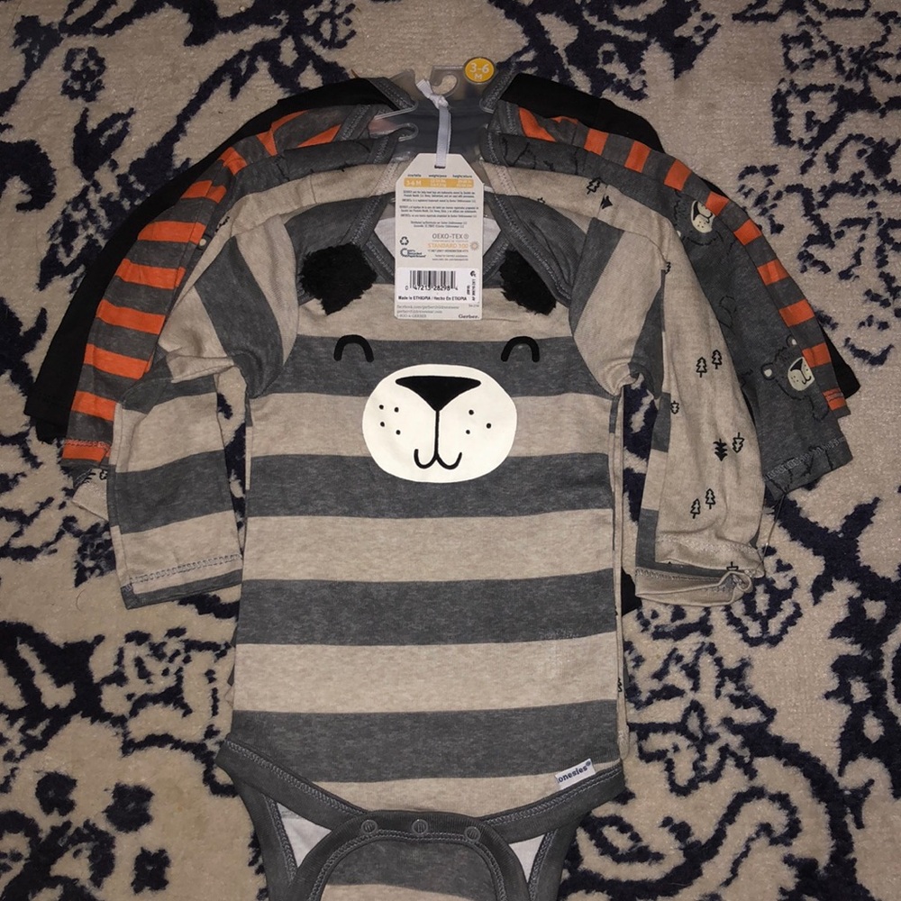 NWT 5-pack Woodsy Onesies